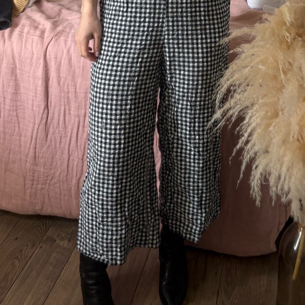 Black and White Checkered jumpsuit